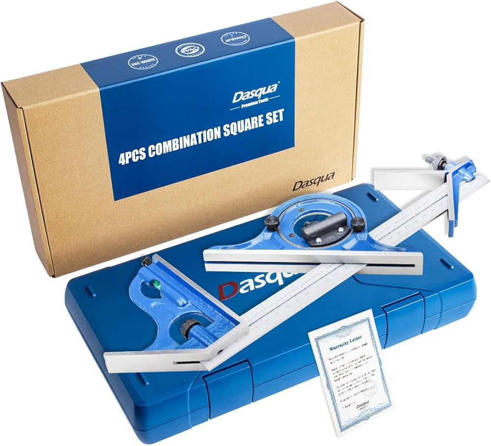 Dasqua 1012-2010 Combination square set Product size (length): 352 mm 4-piece 2278-180