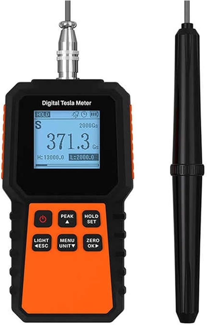 Gauss Meter G821 Handheld Digital Magnetometer Gauss Meter for Research, Calibration