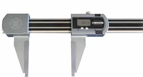 Bocchi 2500mm/100" Light weight digital Caliper Jaw length 200mm/8", Water Resistant, Resolution .01mm/.0005", RS232 Output 2056-13