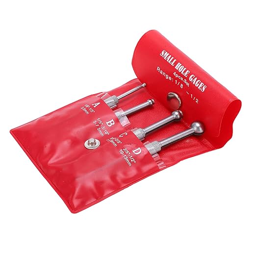 DASQUA 5921-0005 SMALL HOLE GAUGE SET 3-13MM【3-5/5-7.5/7.5-10/10-13MM】