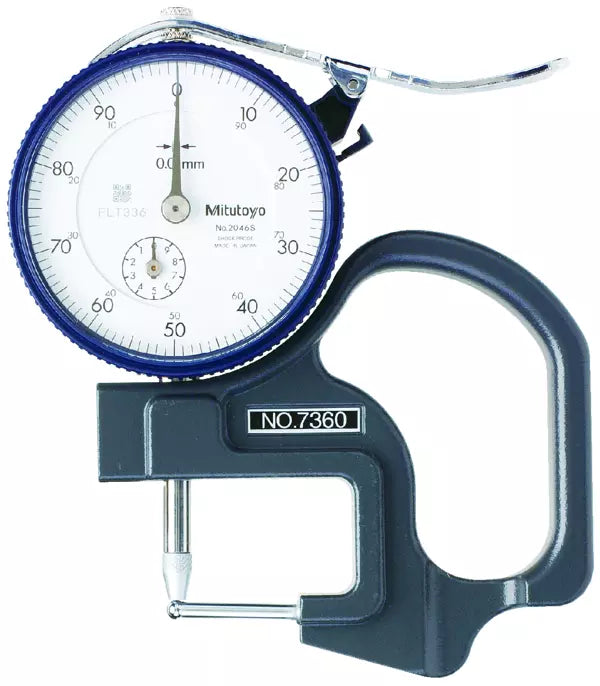 Dial Indicator Tube Thickness Gauge, 0-10mm 7360A