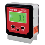 Digital Level Box Model: 82412VB-00 Measurement Range: 2 x 180°, Accuracy: ±0.1° with magnets no level