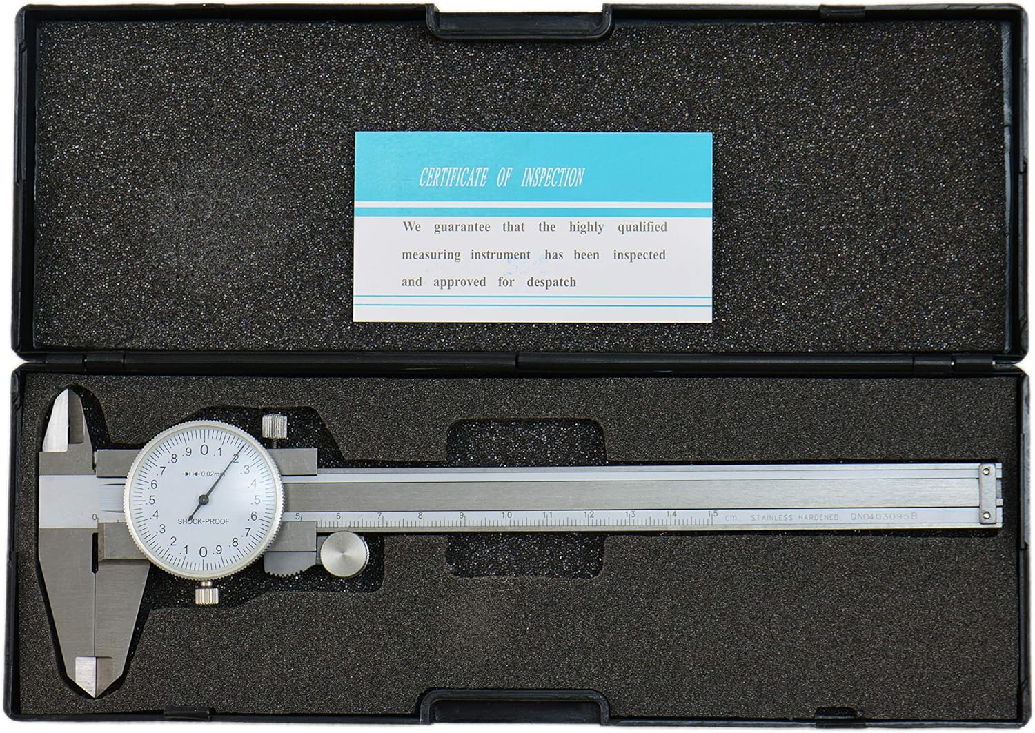 Shars Dial Caliper 150mm X .02mm Resolution Code 303-1306