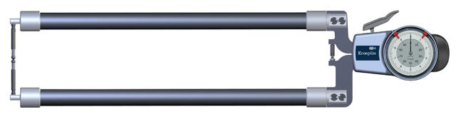 Kroeplin Analogue Tube Wall Caliper Gauge 0-100mm, 0.1mm D8100