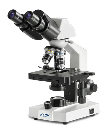 Kern OBS Educational Microscopes OBS 106, Binocular tube, 10x Eye piece, Objectives 4x/10x/40x, Mechanical stage