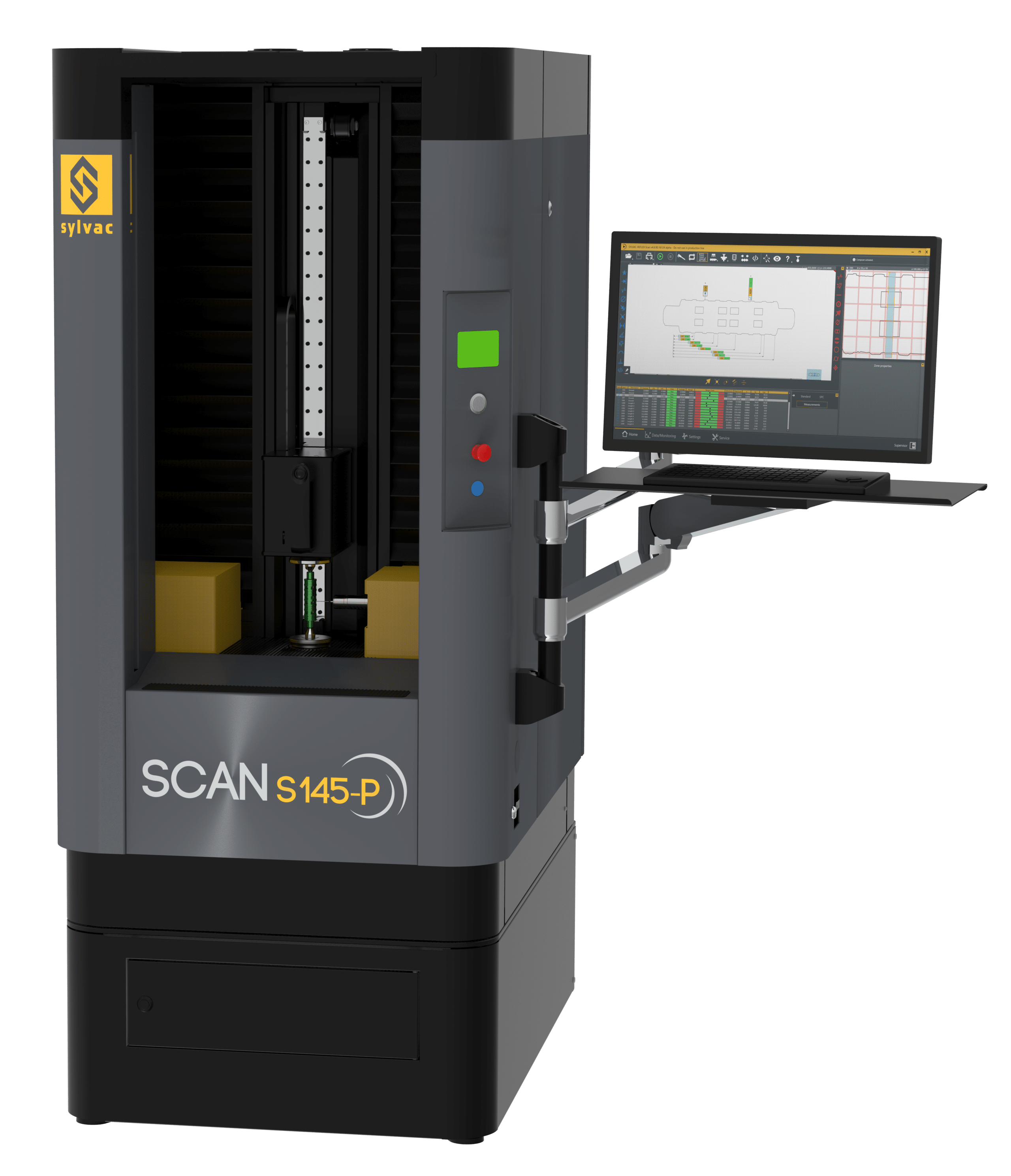 Optical measurement SYLVAC-SCAN S145 145mm diam x 1230mm length 902-4147-05 With Renishaw Probe