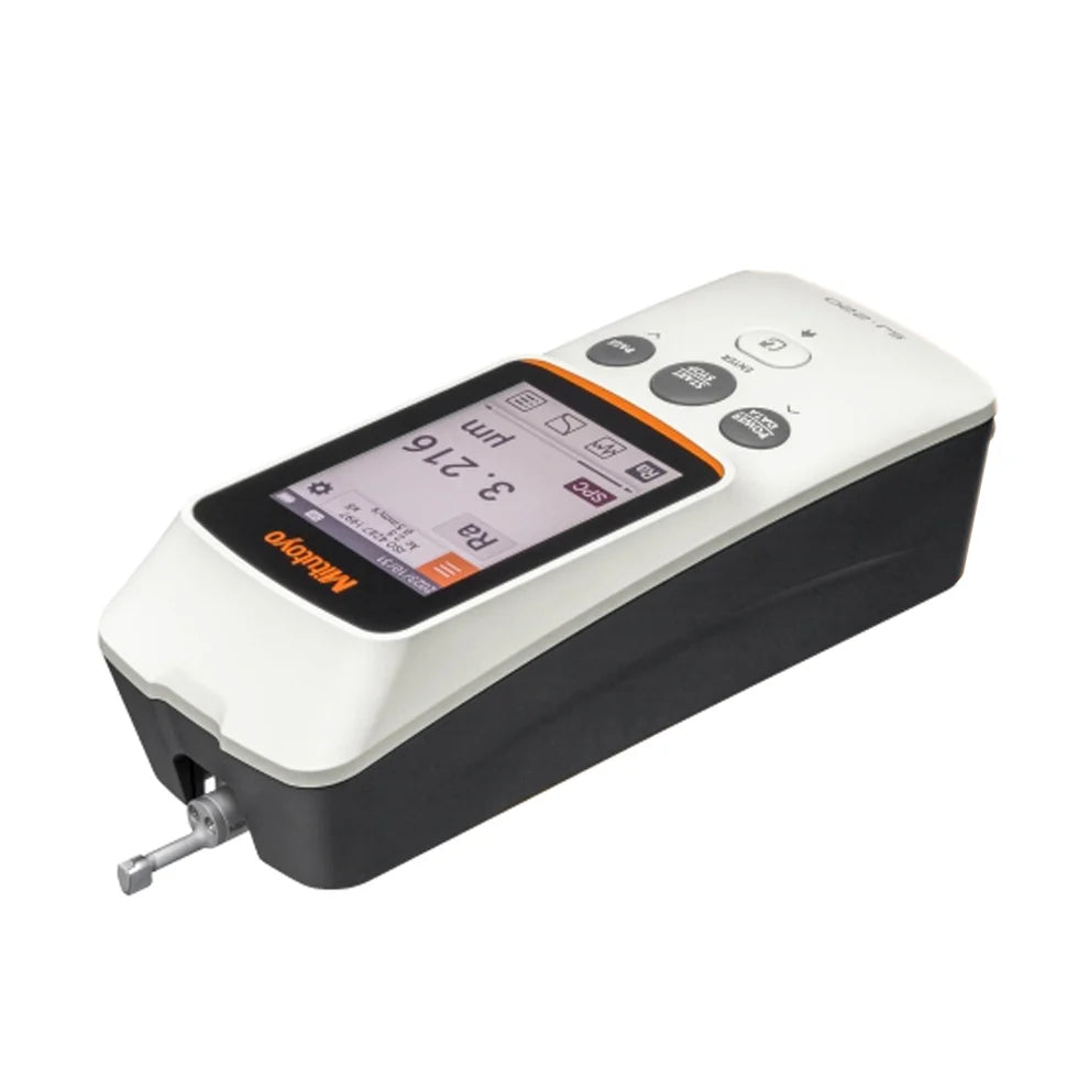 178-742-13 SJ-220 Portable Surface Roughness Tester, Imperial / Metric, Measuring Range 17.5mm, Drive Unit Standard, Stylus Tip Angle 90°, Radius 5μm