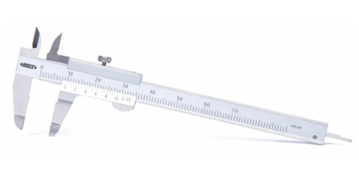 Insize Mini Vernier Caliper 0-70mm, Graduation .05mm 1204-70