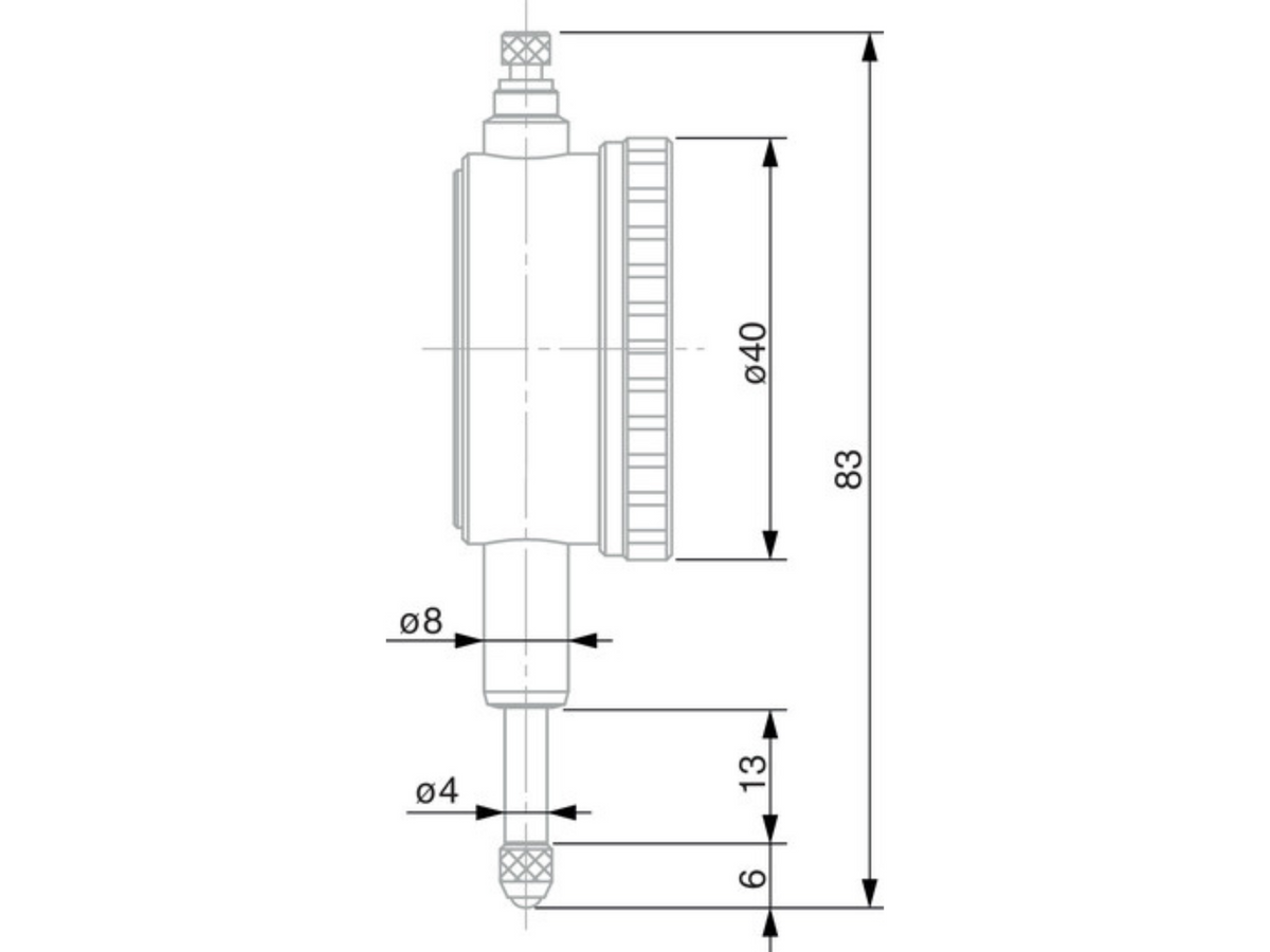 Tesa Standard TDI 10mm 0.1mm Ø 40 mm 0141760500