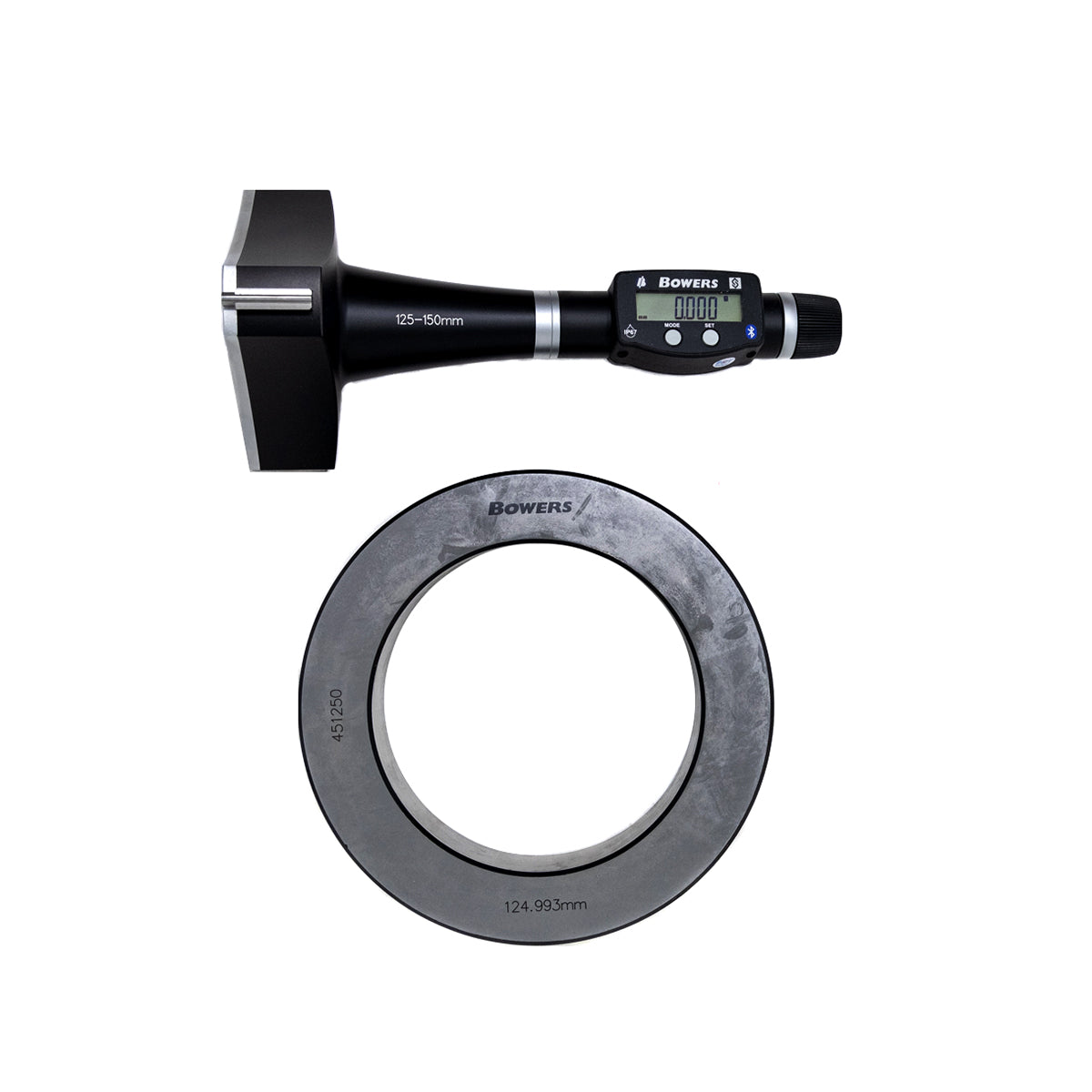 Bowers XTD125M-BT Digital 3 Point Pistol Grip Micrometers Range : 125-150mm