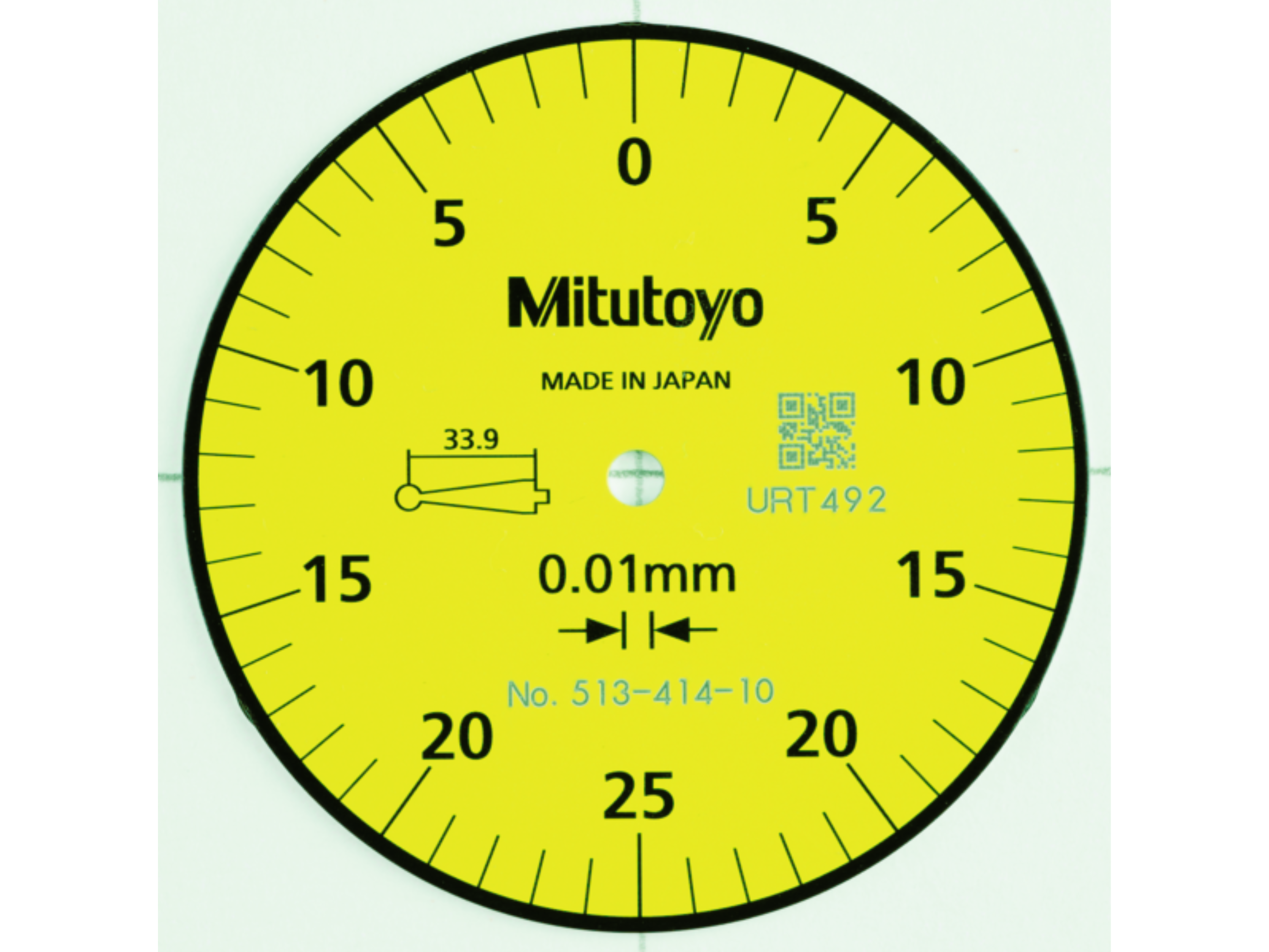Lever-Type Dial Indicator 0.5mm 0.01mm Ø40mm 513-424-10A
