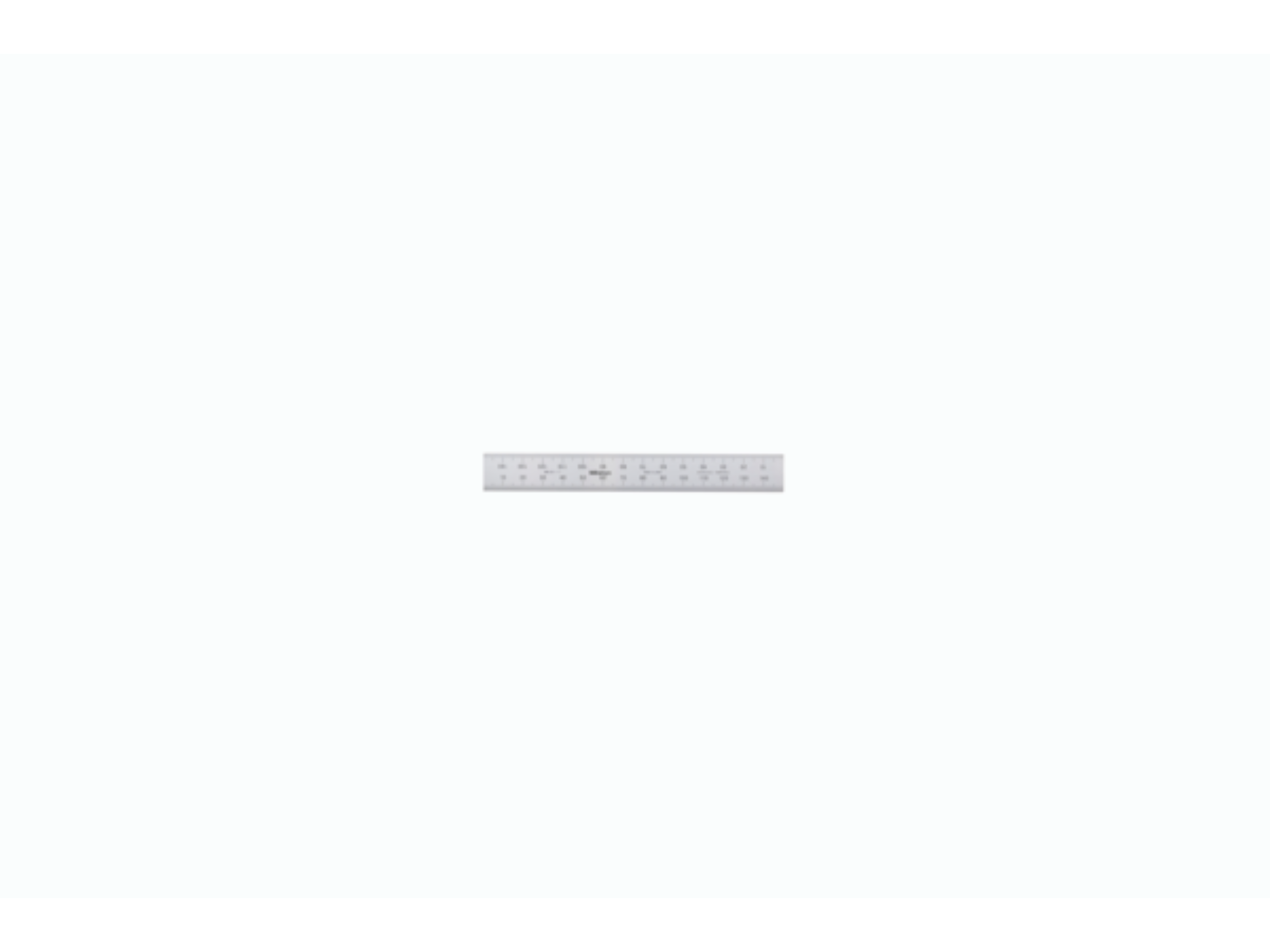 Metric Steel Rule, Wide Rigid Rule, 600mm, Metric 600mm