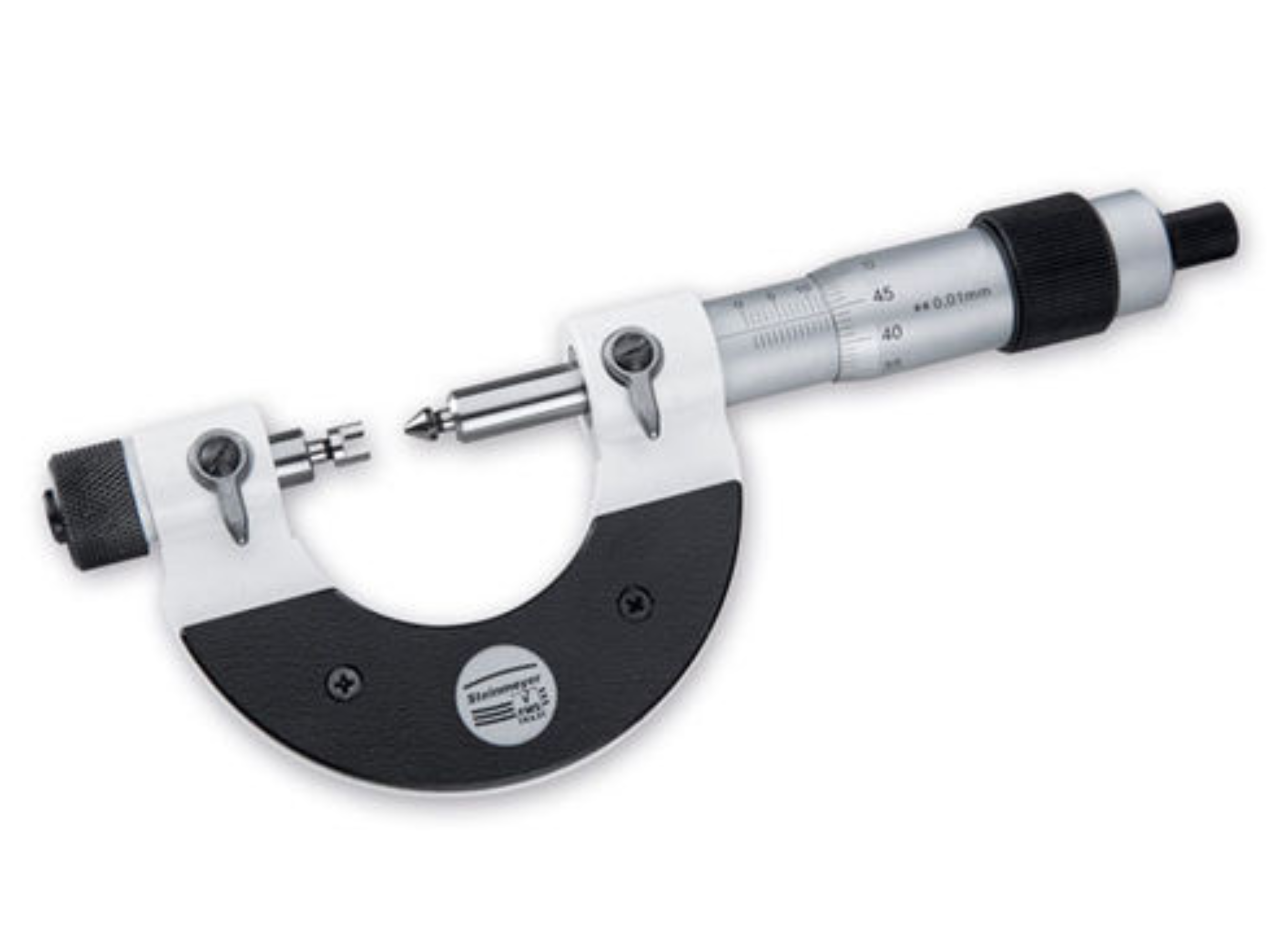 Steinmeyer Analogue Thread Micrometer with Interchangeable Anvils 150-175mm 76933040720