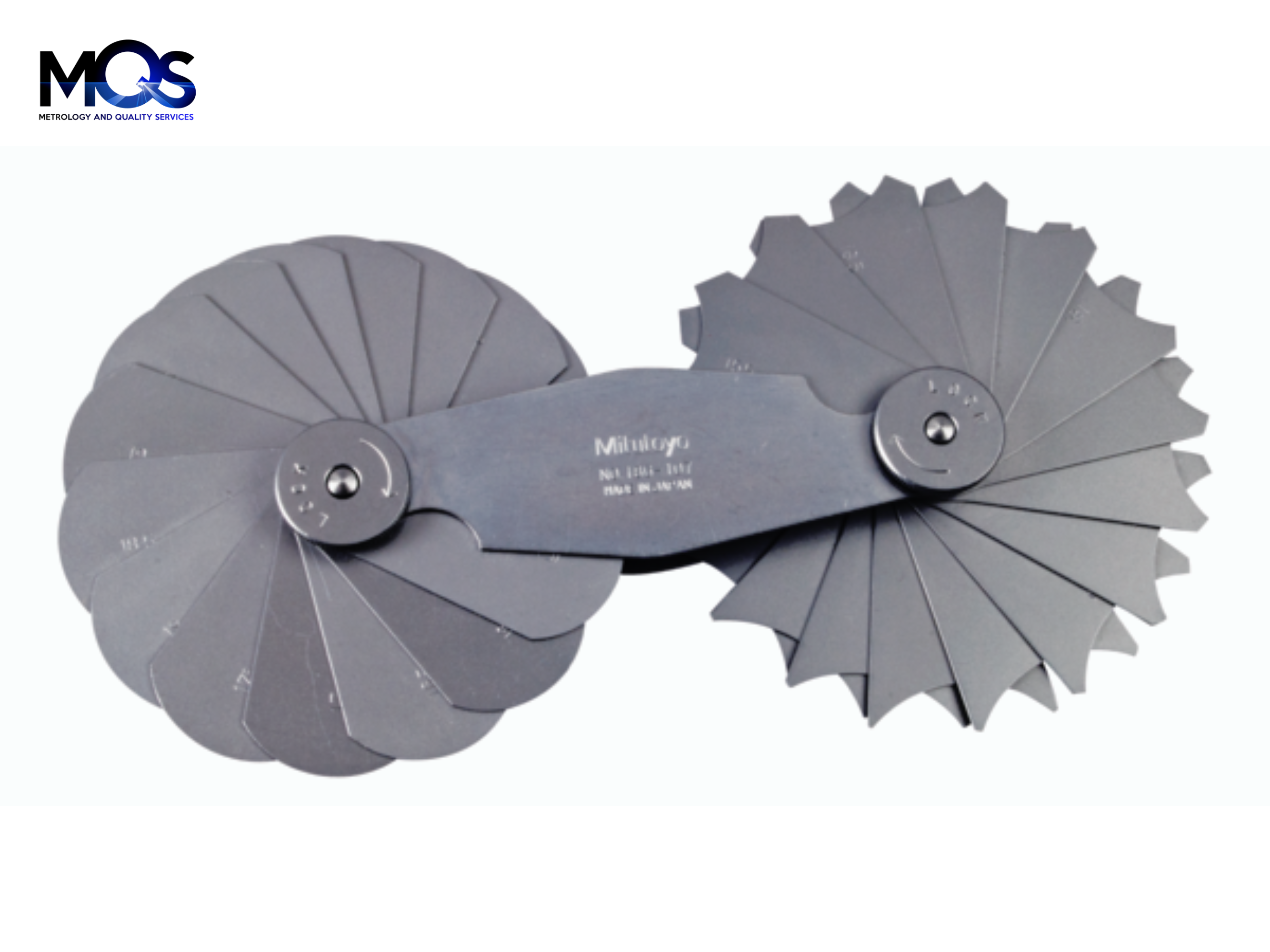 Radius Gauge 15.5-25mm, 30 Pairs 186-107