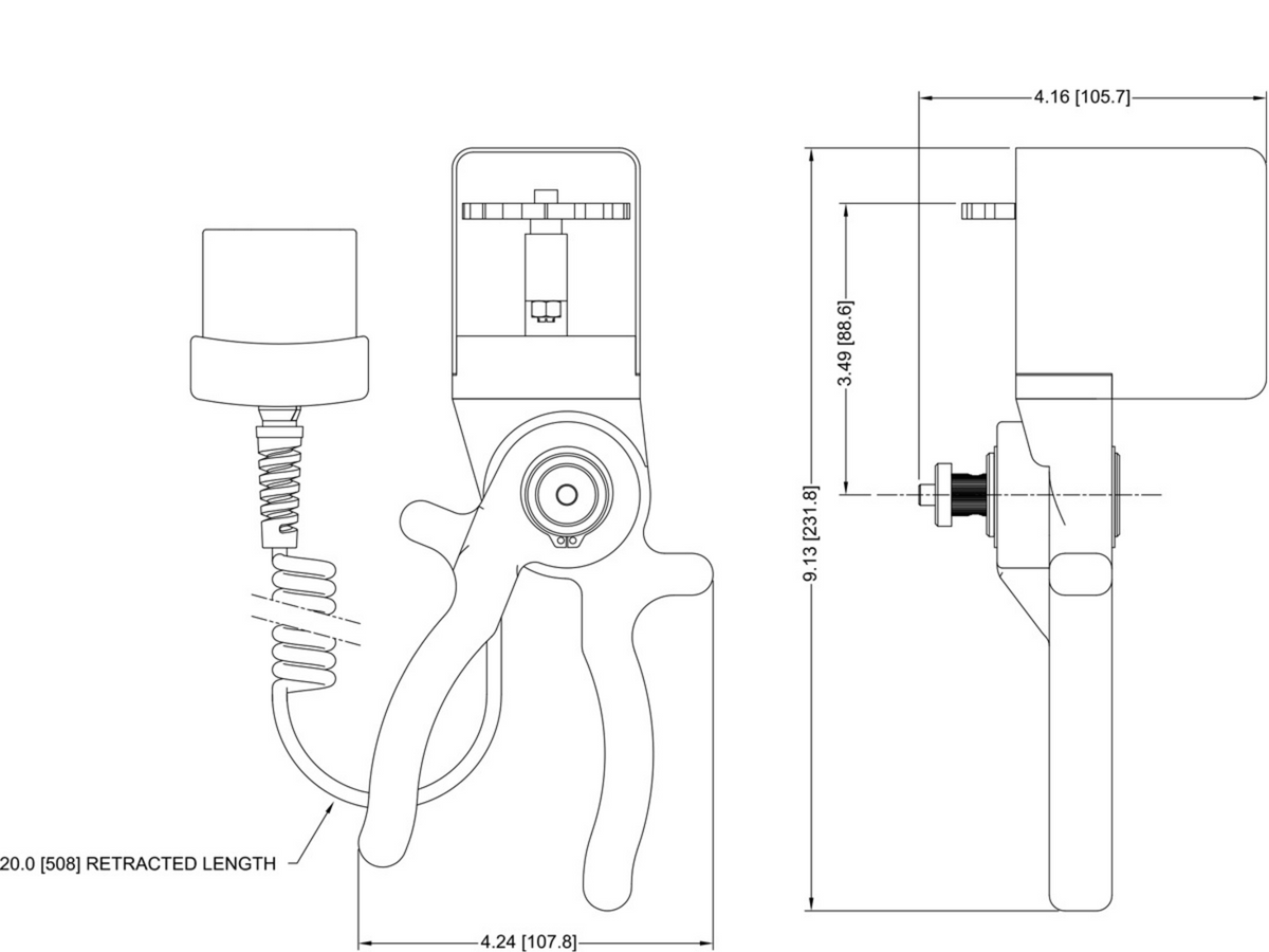 Mark-10 Wire Crimp Pull Sensors MR06-200