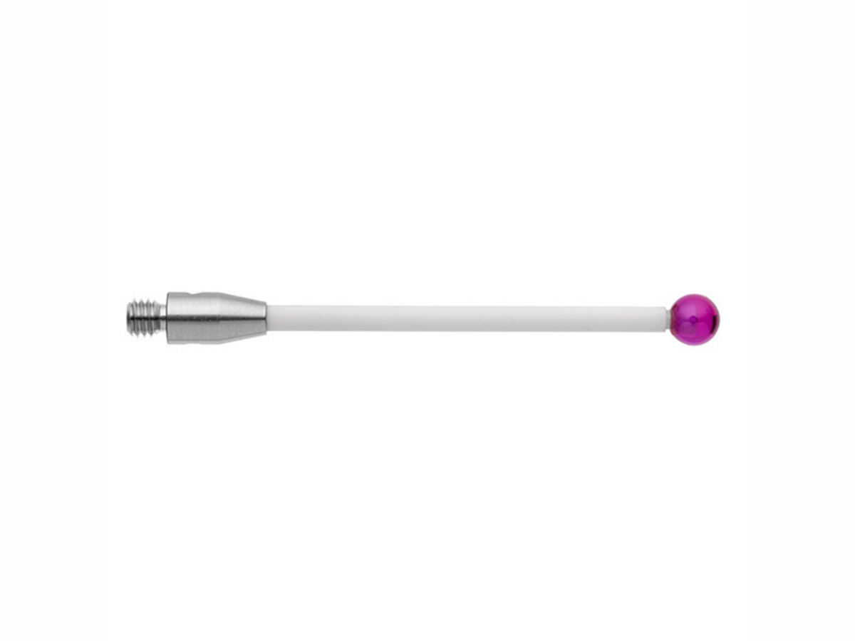 M3 Ø4 mm ruby ball, ceramic stem, L 40 mm, EWL 32.5 mm A-5004-0154