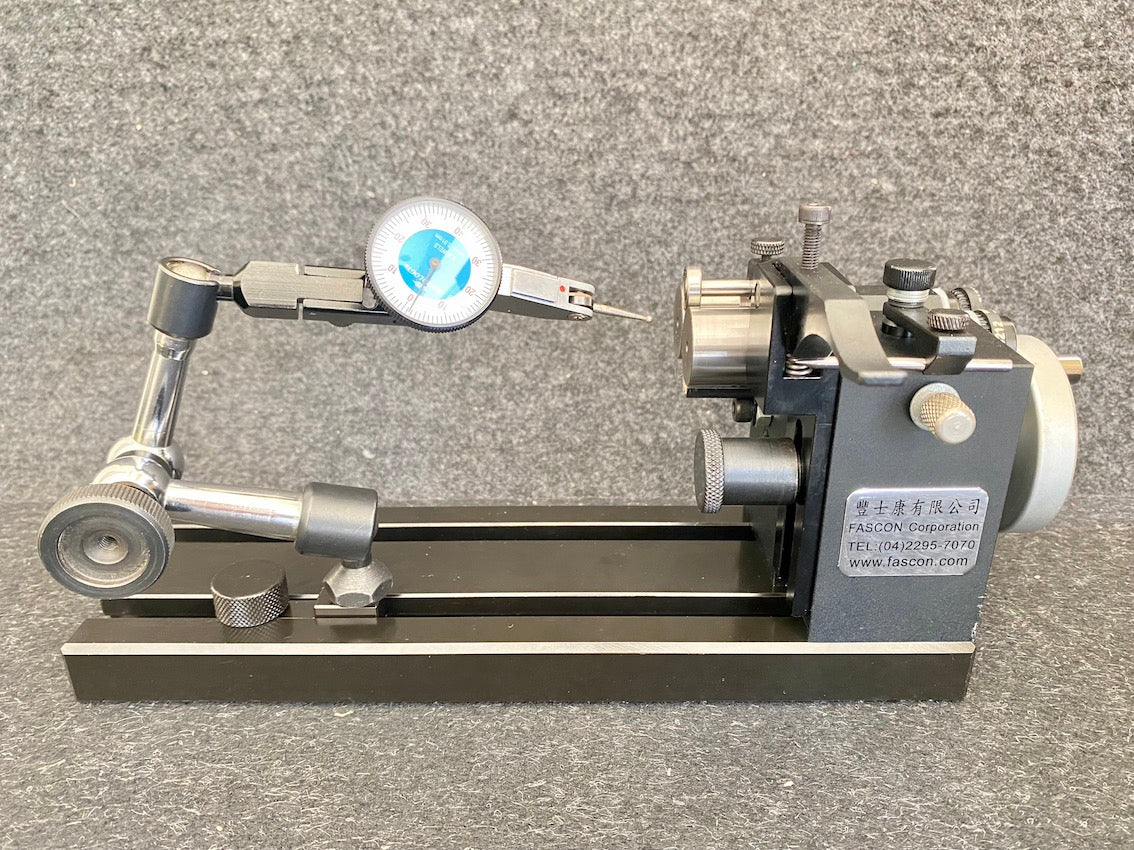 Fascon Concentricity Gauge Linear Slide MCG Type E, E1/E3 Roller chuck: Ø3.5mm - 45mm Code MCG-E2