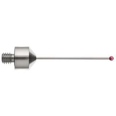 M5 Ø2 mm ruby ball, tungsten carbide stem, L 40 mm, EWL 31 mm Product code: A-5003-5222