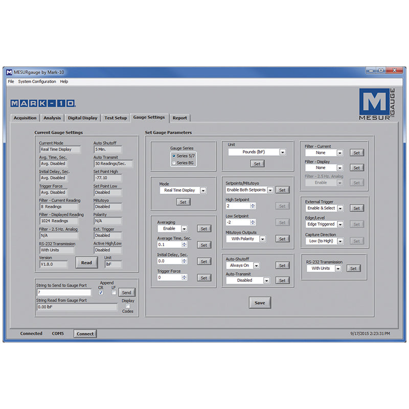 MESUR®gauge Plus 15-1005