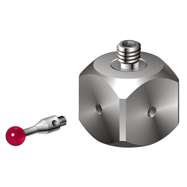 M5 to M2 titanium cube, L 20 mm, W 20 mm A-5003-5684