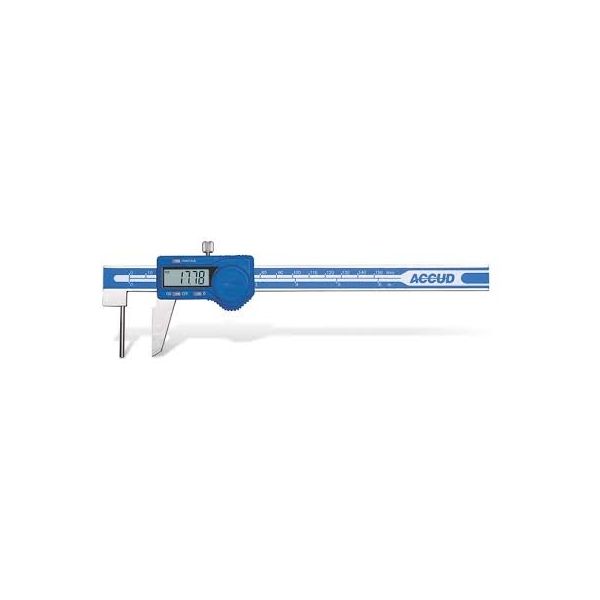 Accud Tube Thickness Digital Calipers , Resolution 0.01/.0005″ Accuracy ±0.05mm, Data Output 137-006-11
