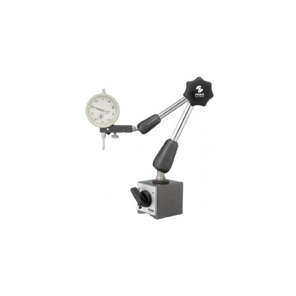 FISSO 3328.15 Classic Line Model: 3300-28 F + M - 3D articulated gauging arm with on off magnet, 3/8" Stem with 3/8"-8mm bushing. Indicator Not supplied