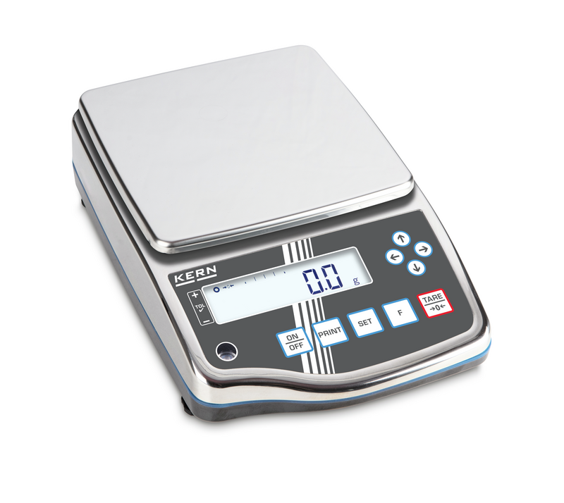 Kern PWS Laboratory Balance IP65 PWS 8000-1 Range 8200g Resolution 0.1g Pan size 190 x 190mm
