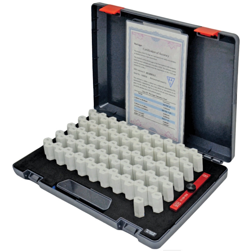 Adita Pin Sets Precision Pins Accuracy .001mm Steps .01mm Range : 3.01-4.00mm Accuracy : +/-0.001mm Steps : .01mm Number of pins : 100 13-12-004