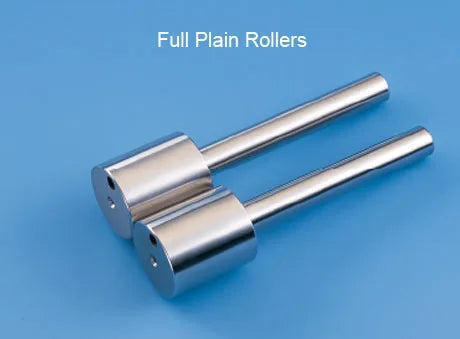 Universal Punch B-10 Model Part Diameters: 1/8” - 1” (3mm to 25mm) Part Lengths: up to 4” (102mm) 3/32” (1mm) Capacity with Zero Style Rollers, Accuracy .002mm/.00008"
