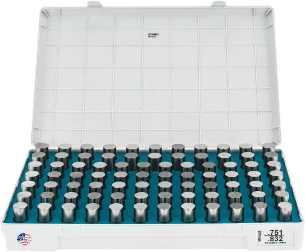 Meyer Pin Gauge sets M5M .751-.832" x.001" Minus Tolerance