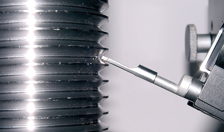 Diavite Tracer with skid for gear tooth flanks ZH, 5 µm/90°, Article code: ZH-00/00/90/5
