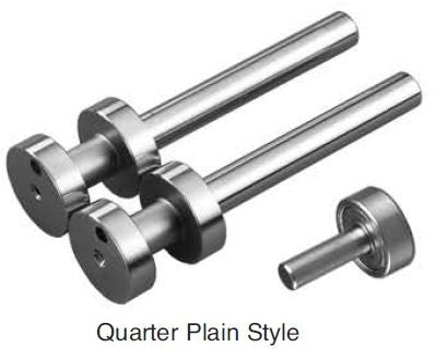 Universal Punch - Quarter Plain Roller Set - for Models -10, -20, -40  no 110-10QP