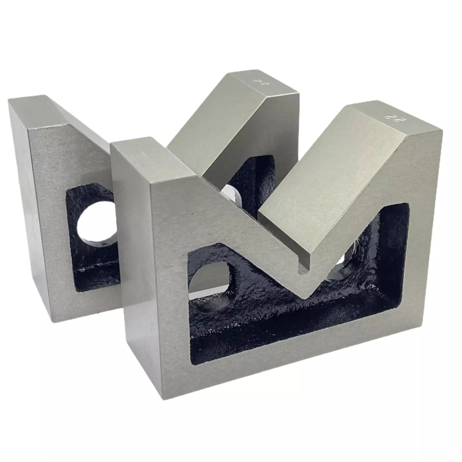MHC 420-5706 Cast Iron Vee Block, Length 6" Width 2-1/2", Height 3-1/2" :3-1/8" Vee Width Supplied as matching pair