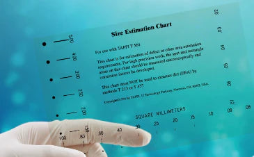 Tappi Size Estimation Chart (Opaque) 0109DIRT 0.02 to 5.00 mm2