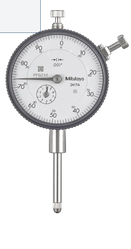 Dial Gauge, Lug Back, ANSI/AGD Type 1", 0,001" 2417A