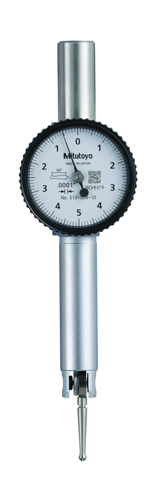 Dial Test Indicator, Pocket Type 0.02", 0.0005", D=4/9.52mm Stem, with Bracket 513-512-10T