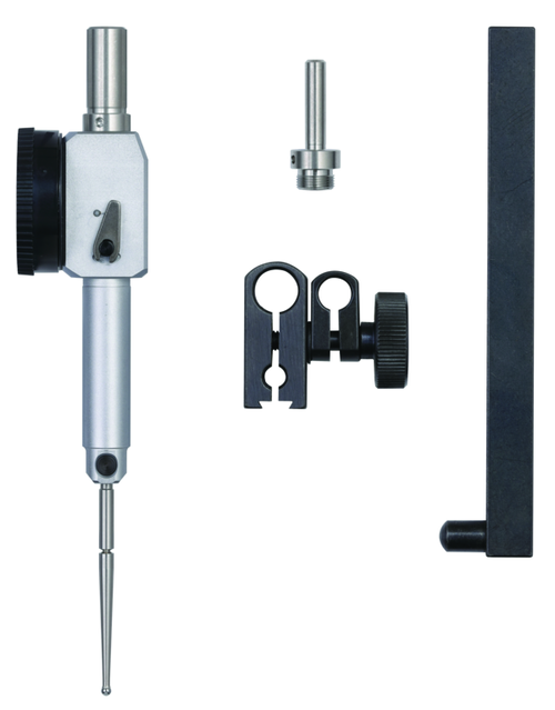 Dial Test Indicator, Pocket Type 1mm, 0.01mm, D=4/8 mm Stem, with Bracket 513-515-10T
