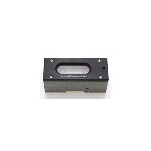 EDA 61R-0.02-100 Precision Engineers Level Dimensions : 100 x 40.5 x 40mm Accuracy Inch : .0002"/10" Accuracy metric : .02mm/m Angular : 4 seconds