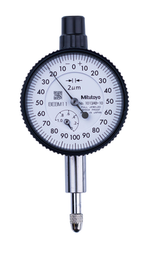 Dial Gauge, Lug Back, ISO Type Jewelled Bearing, 1mm, 0,002mm 1013A-10