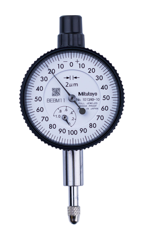 Dial Gauge, Lug Back, ISO Type Jewelled Bearing, 1mm, 0,002mm 1013A-10