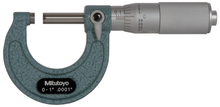 Mitutoyo Imperial Analogue Outside Micrometer 0-1", Ratchet Stop 103-135 Friction Thimble
