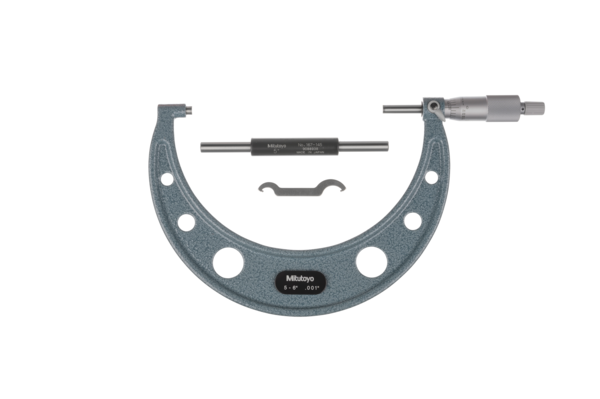 Mitutoyo Imperial Analogue Outside Micrometer 5-6", Ratchet Stop  103-182