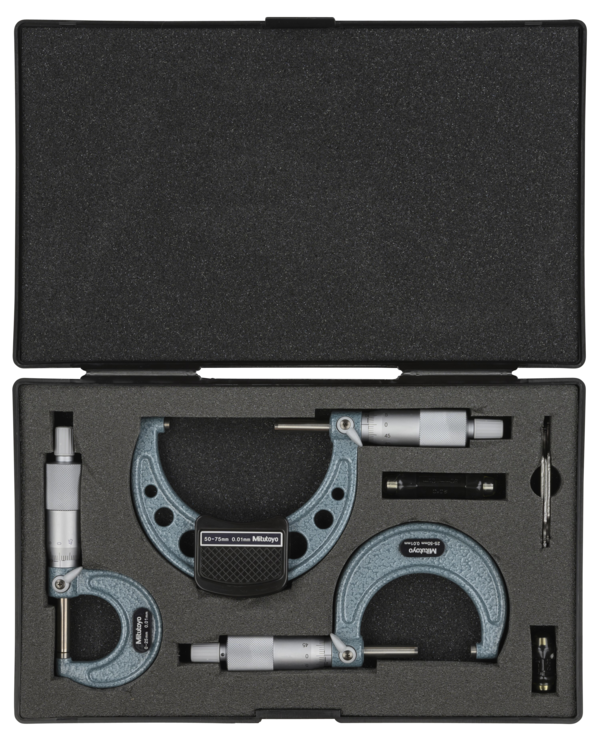 Metric Analogue Outside Micrometer Set 0-75mm 103-927-10