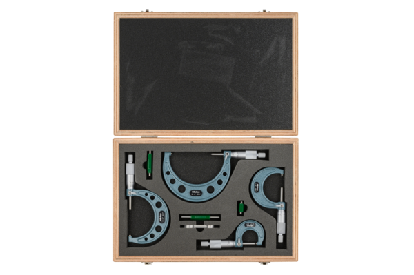 Mitutoyo Imperial Analogue Outside Micrometer Set 0-4", (4 pcs.), 0,001" 103-930