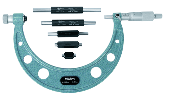 Mitutoyo Outside Micrometer Interchangeable Anvil 0-150mm 104-135A