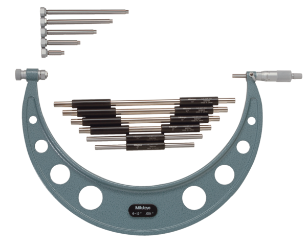 Outside Micrometer Interchangeable Anvil 6-12" 104-138