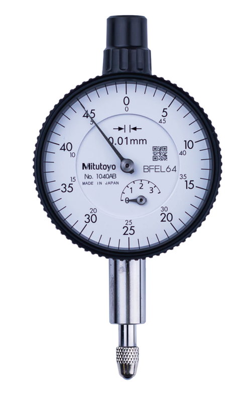 Dial Gauge, Lug Back, ISO Type 3,5mm, 0,01mm 1040A