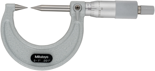 Point Micrometer with Carbide Tip 0-1", 30° Tip 112-237