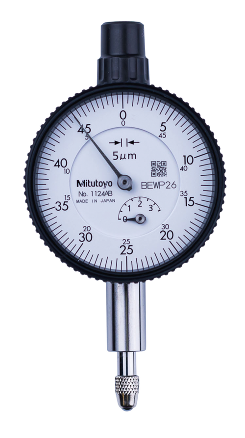 Dial Gauge, Lug Back, ISO Type 3,5mm, 0,005mm 1124A