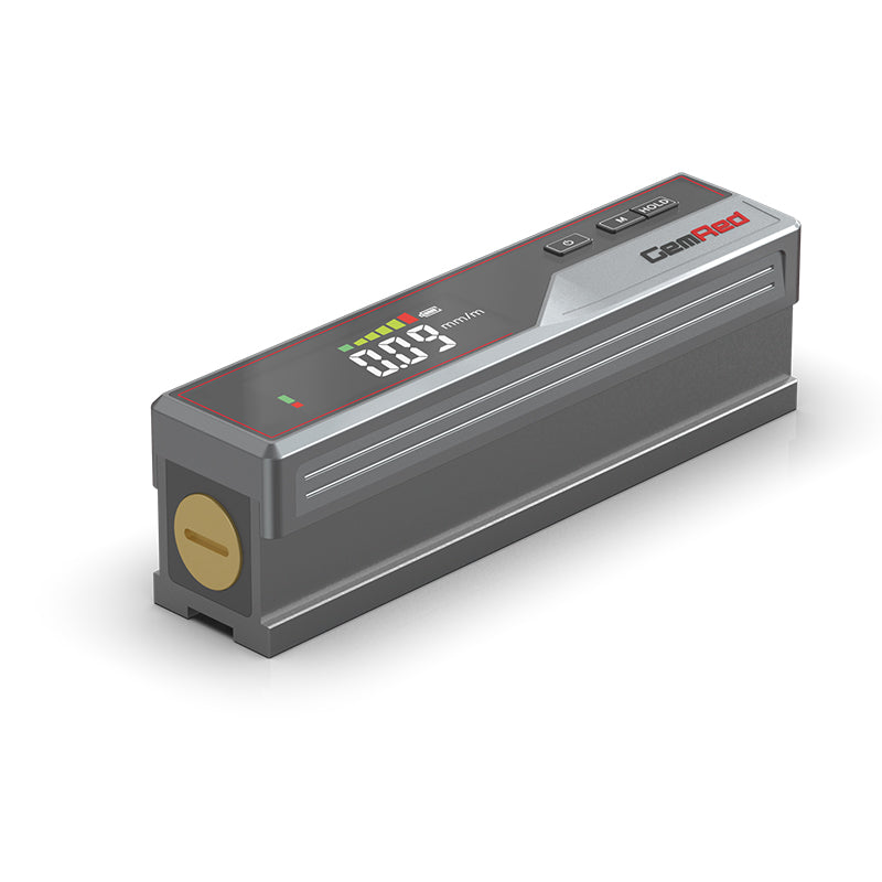GemRed Smart Level Accuracy ±0.02mm/m Resolution 0.01mm/m Measuring Range ±0.5mm/m